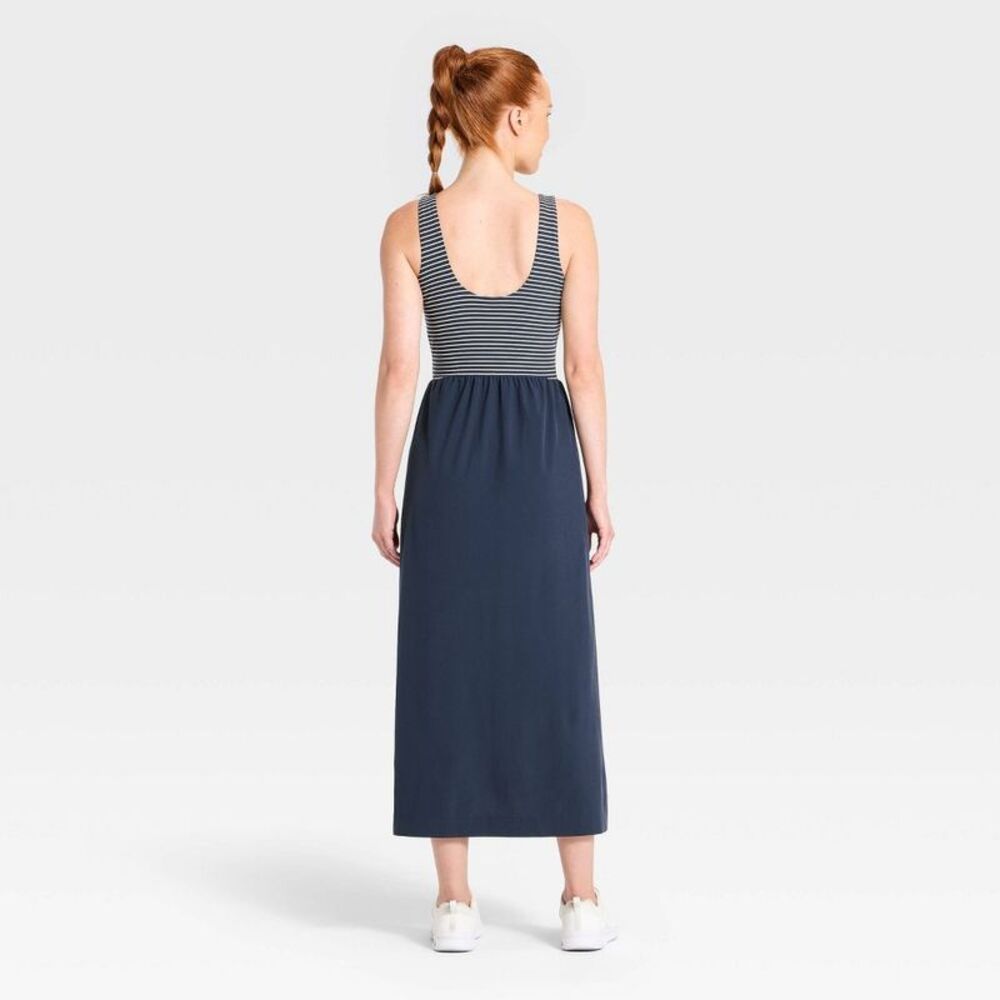 All In Motion - Women's Woven Travel Dress - All In Motion Navy Bl Navy Blue - Picture 2 of 4